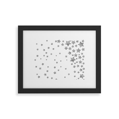 Lisa Argyropoulos Starry Magic Silvery White Framed Art Print