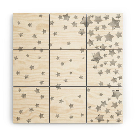 Lisa Argyropoulos Starry Magic Silvery White Wood Wall Mural