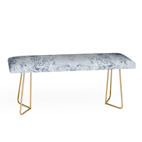 Lisa Argyropoulos Steely Blue Marble Kali Bench