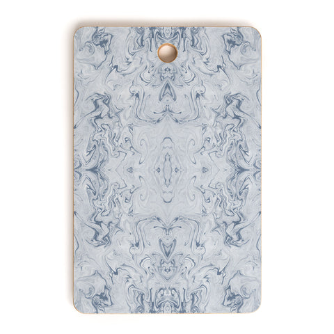 Lisa Argyropoulos Steely Blue Marble Kali Cutting Board Rectangle