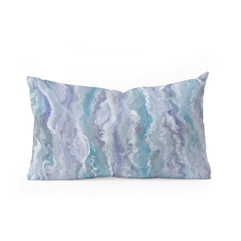 Lisa Argyropoulos Stormy Melt Oblong Throw Pillow