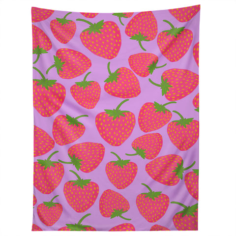 Lisa Argyropoulos Strawberry Sweet in Lavender Tapestry