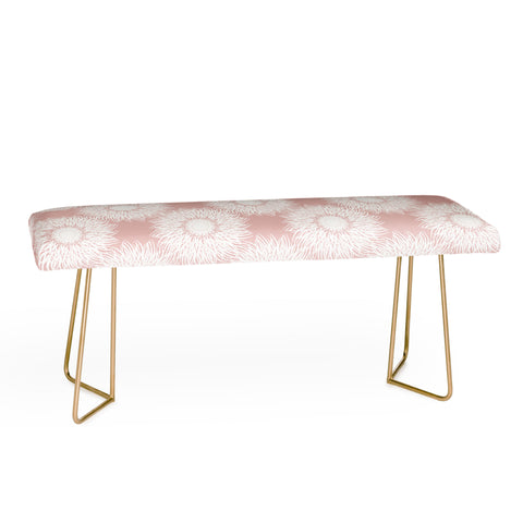 Lisa Argyropoulos Sunflowers and Blush Bench