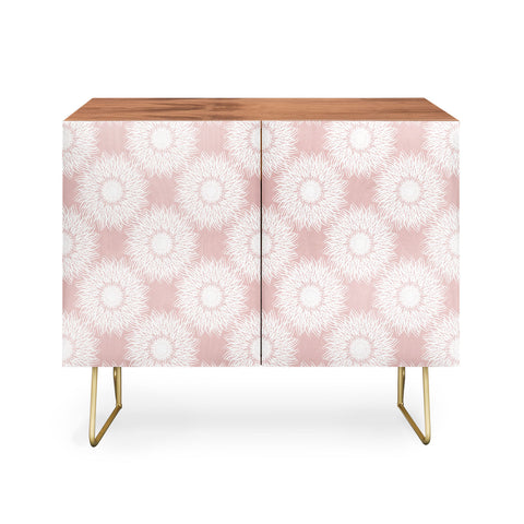 Lisa Argyropoulos Sunflowers and Blush Credenza