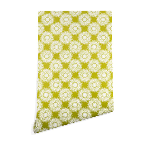 Lisa Argyropoulos Sunflowers and Chartreuse Wallpaper