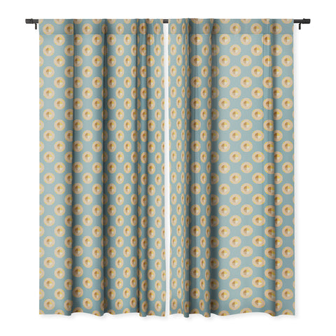 Lisa Argyropoulos Sunny Side Dots Blackout Window Curtain