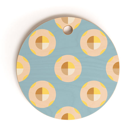 Lisa Argyropoulos Sunny Side Dots Cutting Board Round