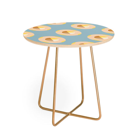 Lisa Argyropoulos Sunny Side Dots Round Side Table