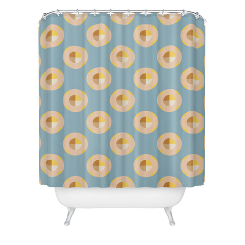 Lisa Argyropoulos Sunny Side Dots Shower Curtain