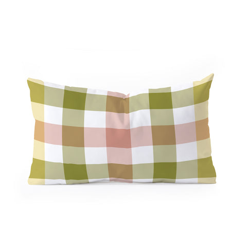 Lisa Argyropoulos Sweet Harvest Plaid Oblong Throw Pillow