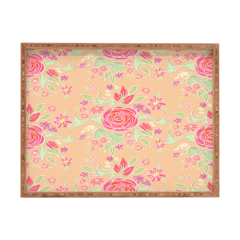 Lisa Argyropoulos Sweet Rose Delight Rectangular Tray