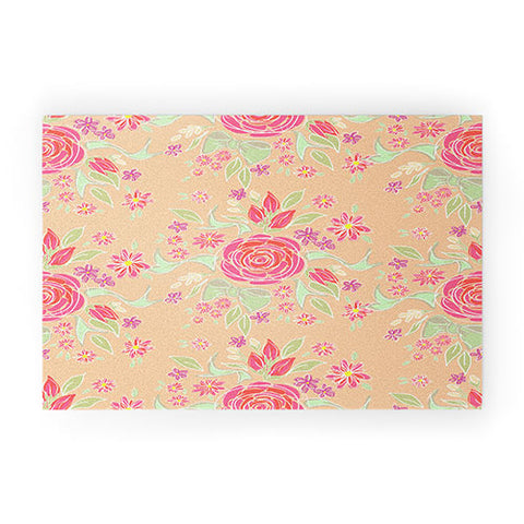 Lisa Argyropoulos Sweet Rose Delight Welcome Mat