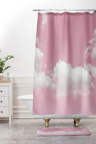 Lisa Argyropoulos Sweetheart Sky Shower Curtain And Mat