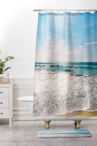 Lisa Argyropoulos Take Me There Shower Curtain And Mat