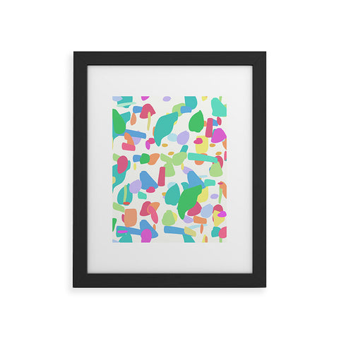 Lisa Argyropoulos Terrazzo Party Framed Art Print