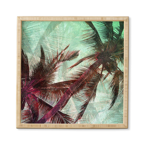 Lisa Argyropoulos Textured Palms Framed Wall Art
