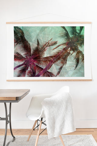 Lisa Argyropoulos Textured Palms Art Print And Hanger