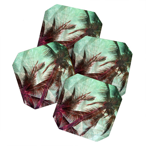 Lisa Argyropoulos Textured Palms Coaster Set