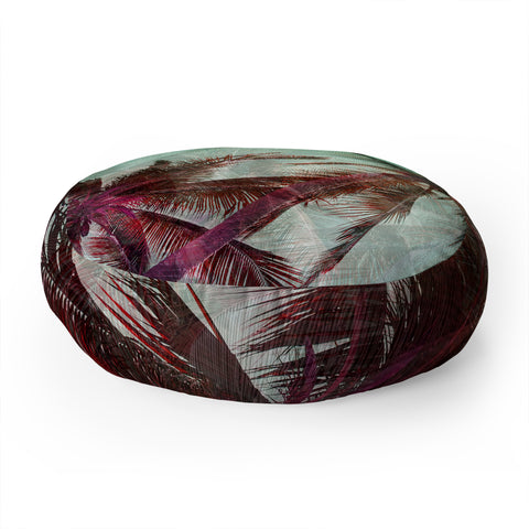 Lisa Argyropoulos Textured Palms Floor Pillow Round