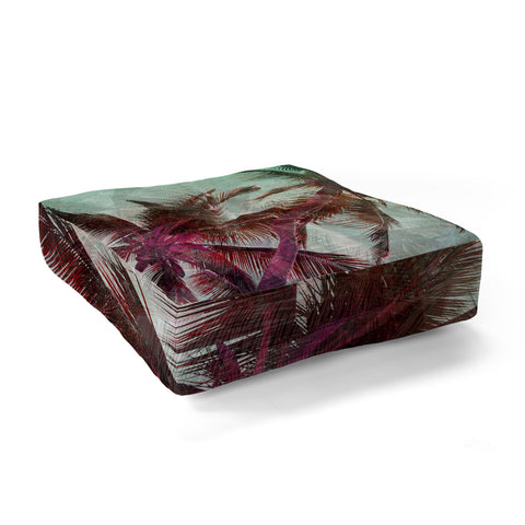 Lisa Argyropoulos Textured Palms Floor Pillow Square