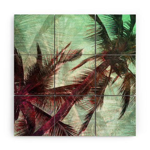 Lisa Argyropoulos Textured Palms Wood Wall Mural