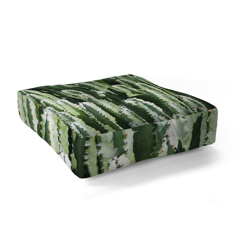 Lisa Argyropoulos The Gathering Green Floor Pillow Square