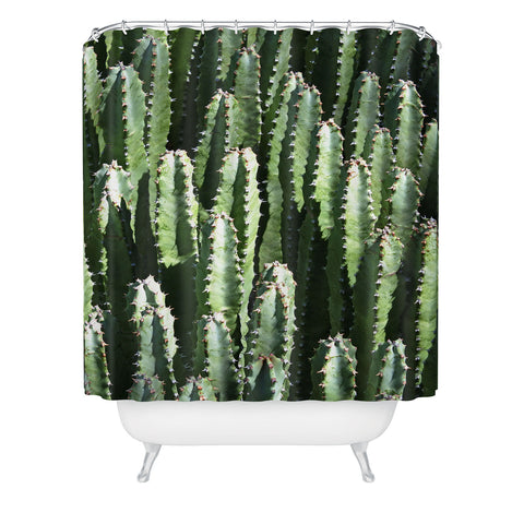 Lisa Argyropoulos The Gathering Green Shower Curtain