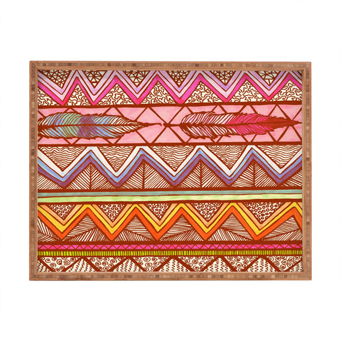 Lisa Argyropoulos Two Feathers Rectangular Tray