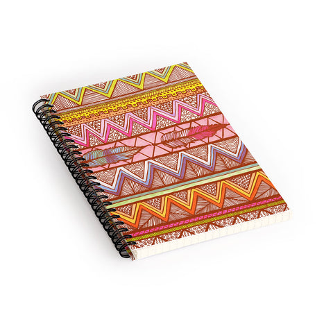 Lisa Argyropoulos Two Feathers Spiral Notebook