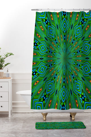 Lisa Argyropoulos Urban Aztec Shower Curtain And Mat