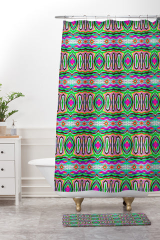 Lisa Argyropoulos Urban Beat Shower Curtain And Mat