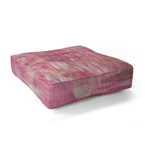 Lisa Argyropoulos Watercolor Blushes Floor Pillow Square