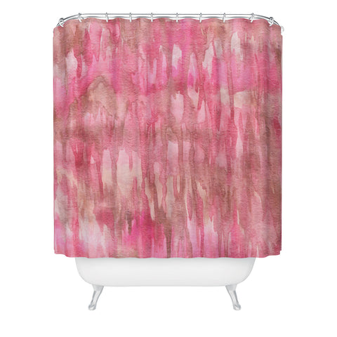 Lisa Argyropoulos Watercolor Blushes Shower Curtain