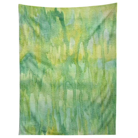 Lisa Argyropoulos Watercolor Greenery Tapestry