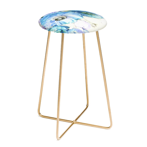 Lisa Argyropoulos Whispered Blue Counter Stool