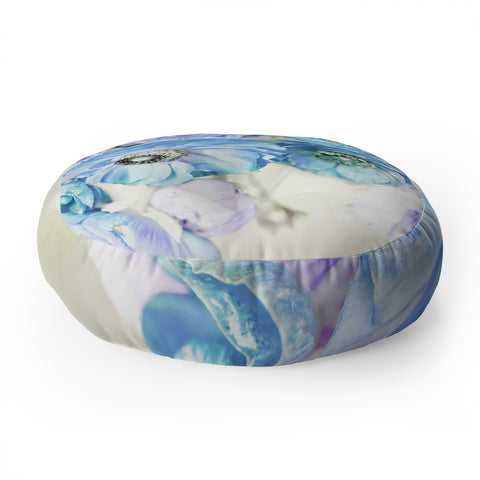 Lisa Argyropoulos Whispered Blue Floor Pillow Round