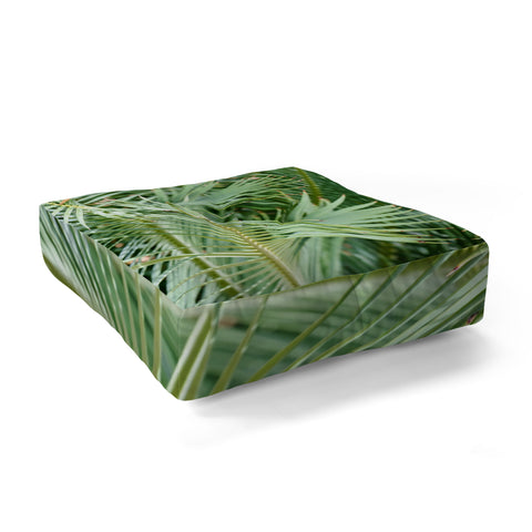 Lisa Argyropoulos Whispered Fronds Floor Pillow Square