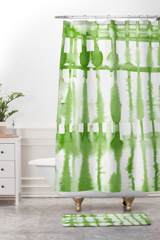 Lisa Argyropoulos Wild Sage Shower Curtain And Mat