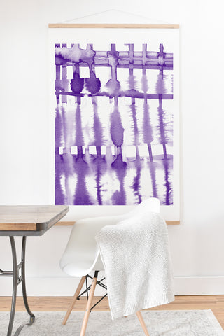 Lisa Argyropoulos Wild Violet Art Print And Hanger