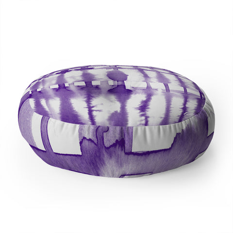 Lisa Argyropoulos Wild Violet Floor Pillow Round