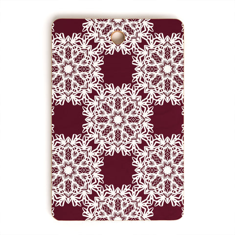 Lisa Argyropoulos Winter Berry Holiday Cutting Board Rectangle