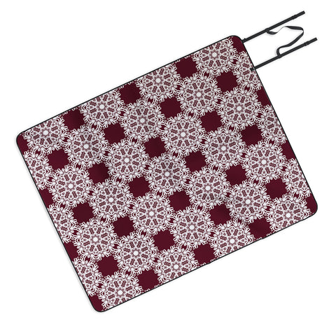 Lisa Argyropoulos Winter Berry Holiday Picnic Blanket