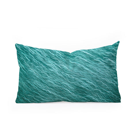 Lisa Argyropoulos Wired Rain Oblong Throw Pillow