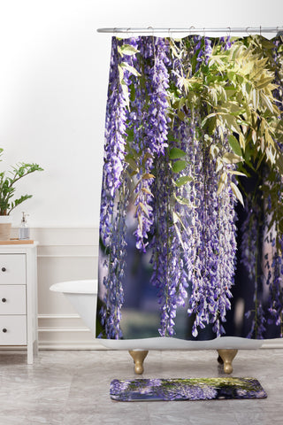 Lisa Argyropoulos Wisteria Shower Curtain And Mat