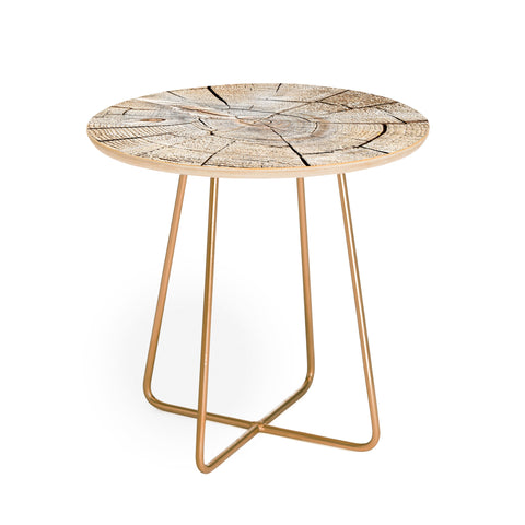 Lisa Argyropoulos Wood Cut Round Side Table