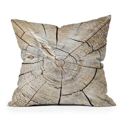 Lisa Argyropoulos Wood Cut Throw Pillow