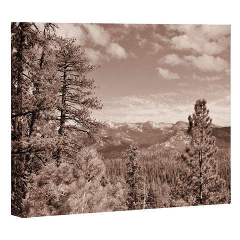 Lisa Argyropoulos Yosemite View Warm Sepia Art Canvas