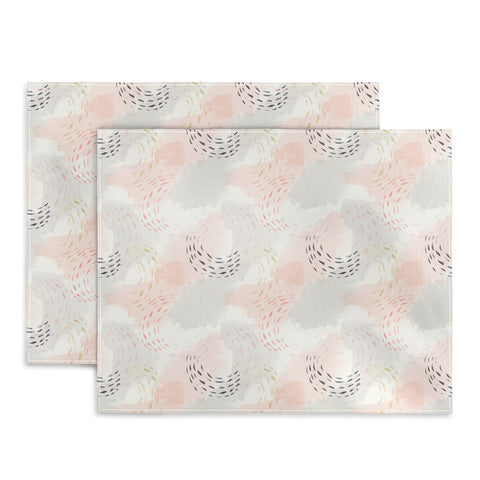 Little Arrow Design Co abstract watercolor pastel Placemat