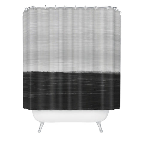 Little Arrow Design Co Anahita in grey Shower Curtain