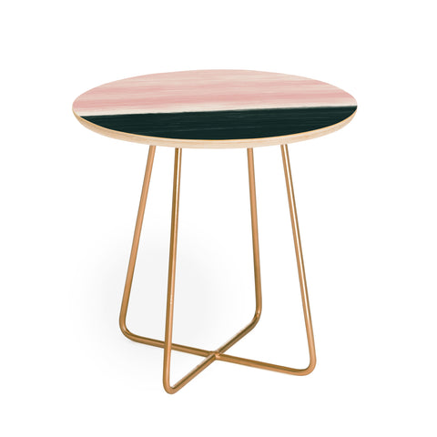 Little Arrow Design Co Anahita in pink Round Side Table